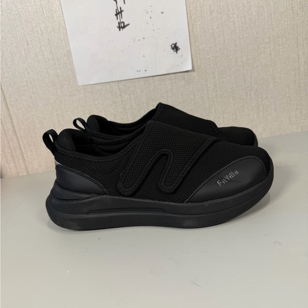 FitVille Diabetic Shoes for Men Extra Wide Orthopedic Slip On Men‎ 6W Women 7.5